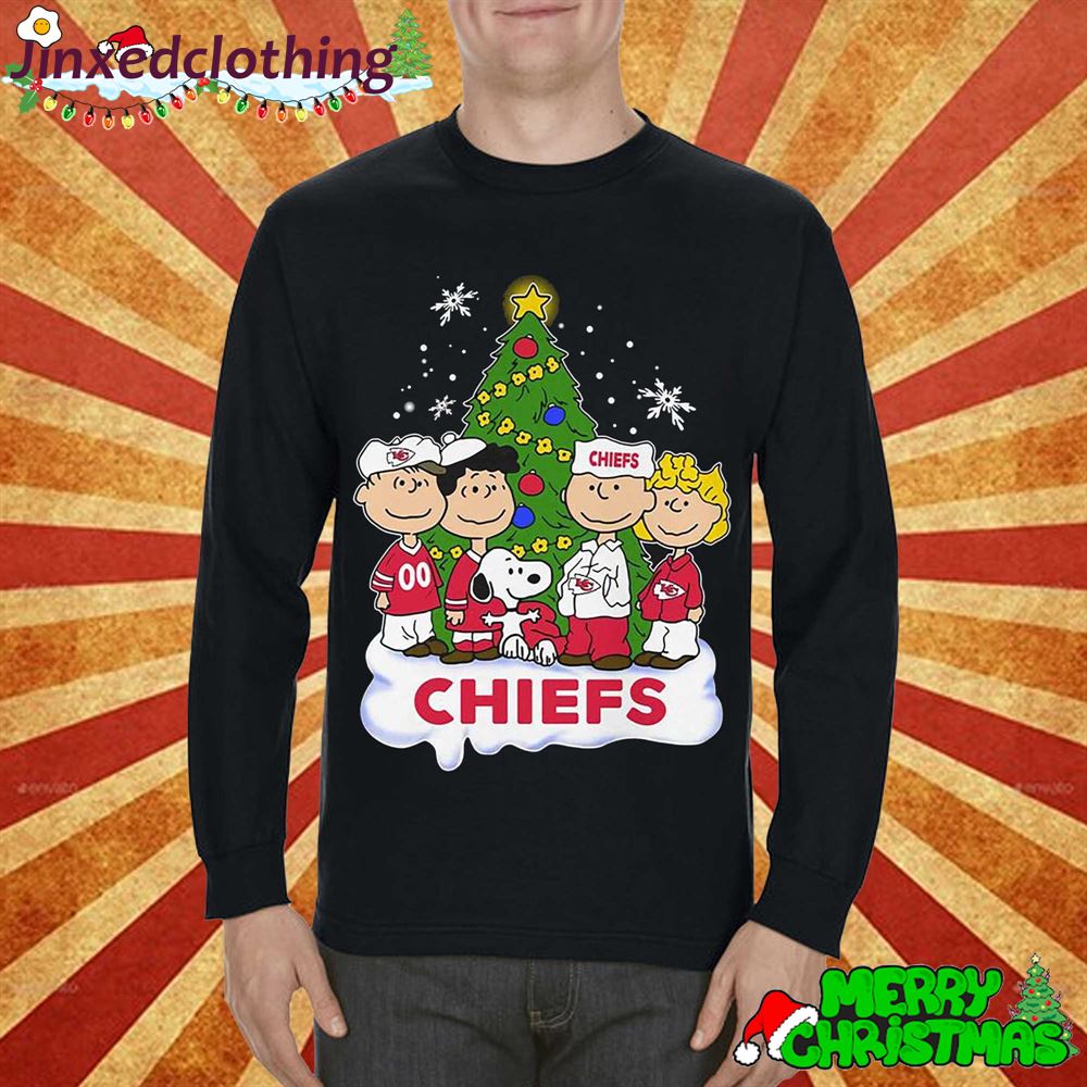 Kansas City Chiefs Snoopy Peanuts Christmas Shirt 